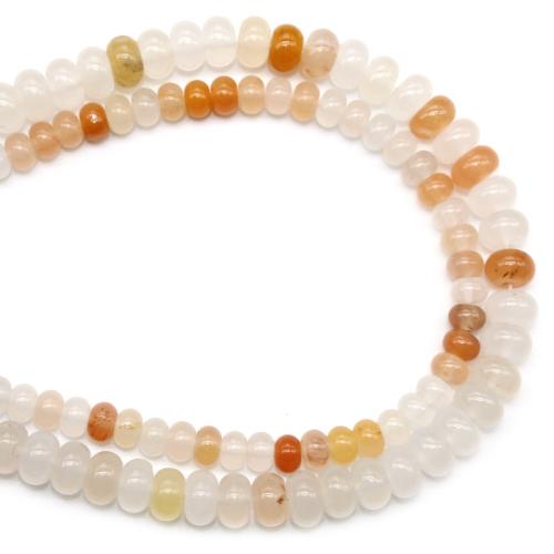 Single Gemstone Beads, Lighter Imperial Jade, Flat Round, DIY 