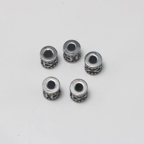 Stainless Steel Beads, 304 Stainless Steel, Column, DIY, original color Approx 3.5mm [