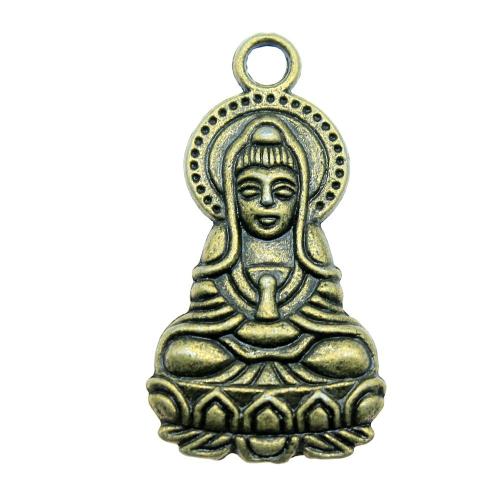 Zinc Alloy Jewelry Pendants, Guanyin, plated, vintage & fashion jewelry & DIY 