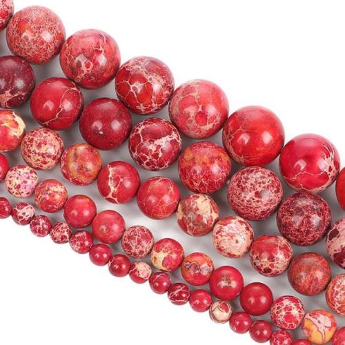 Mixed Gemstone Beads, Impression Jasper, Round, fashion jewelry & DIY Approx 38 cm 