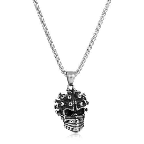 Pendentifs en titane, Acier titane, Placage, le style de punk & styles différents pour le choix & pour homme, couleur originale, Vendu par PC[