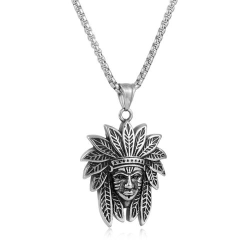 Pendentifs en titane, Acier titane, Placage, le style de punk & styles différents pour le choix & pour homme, couleur originale, Vendu par PC[