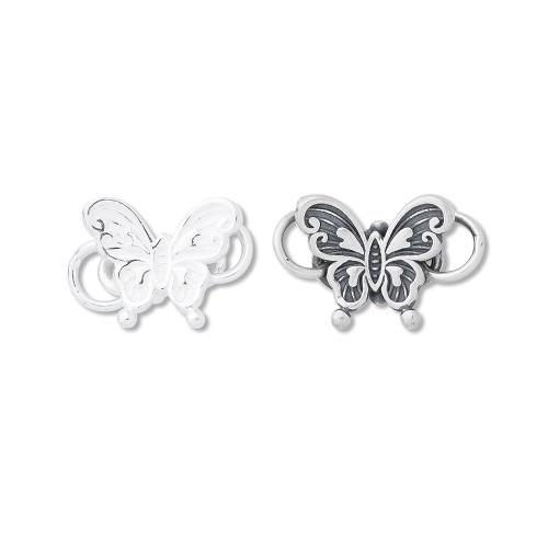 Pendentifs animaux en argent, argent sterling 925, papillon, DIY, plus de couleurs à choisir, Vendu par PC