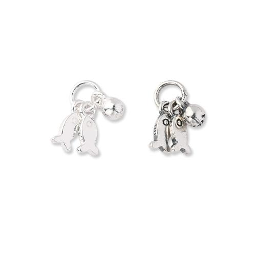 Pendentifs animaux en argent, argent sterling 925, DIY, plus de couleurs à choisir, Vendu par PC