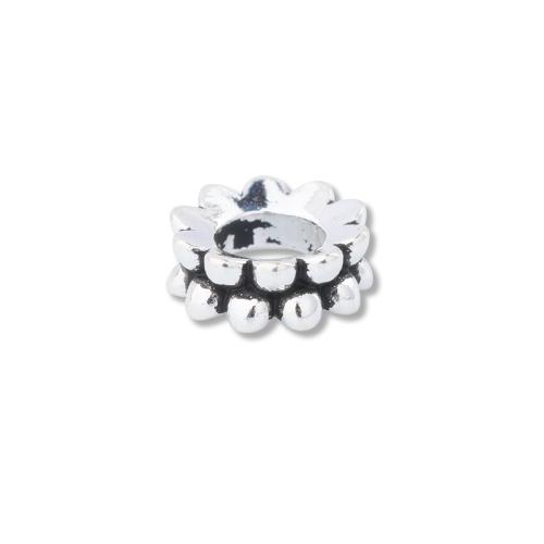 Sterling Silver Spacer Beads, 925 Sterling Silver, DIY, original color 