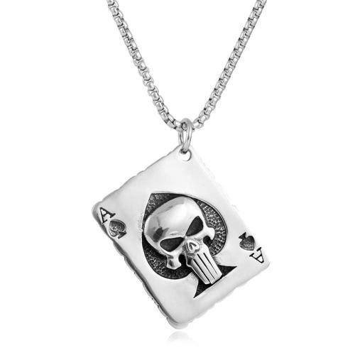 Pendentifs en titane, Acier titane, Placage, le style de punk & styles différents pour le choix & pour homme, couleur originale, Vendu par PC[