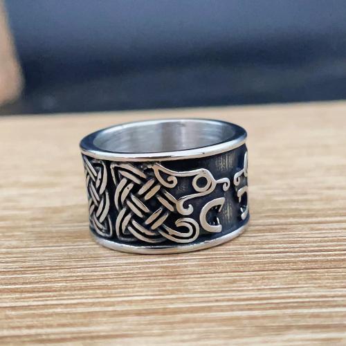 Edelstahl Fingerring, 304 Edelstahl, poliert, Modeschmuck & unisex & verschiedene Größen vorhanden, originale Farbe, verkauft von PC