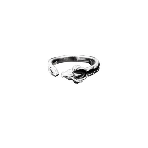 Zircon pavent argent sterling Bague, argent sterling 925, pavé de micro zircon & pour femme & autocollant époxyde, couleur platine, Vendu par PC