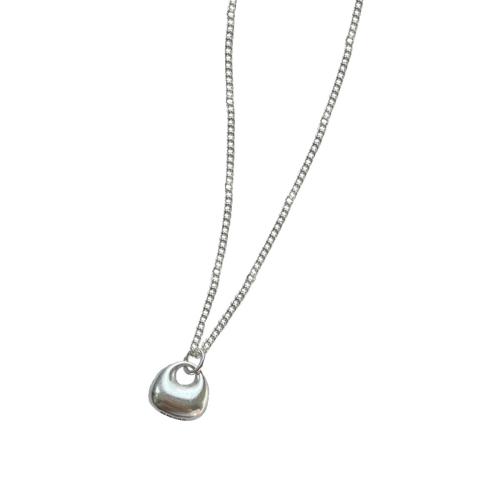 Collier de bijoux en argent , argent sterling 925, pour femme, couleur platine Environ 41-50 cm, Vendu par PC