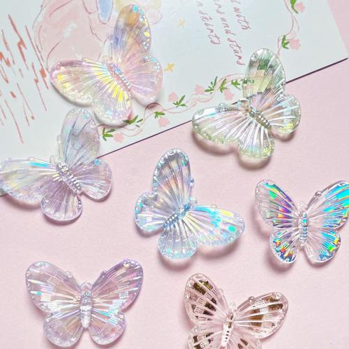 Mobile Phone DIY Decoration, Resin, Butterfly 