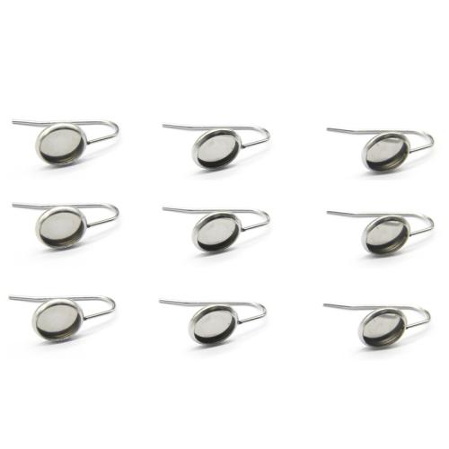 Stainless Steel Hook Earwire, 304 Stainless Steel, DIY original color 