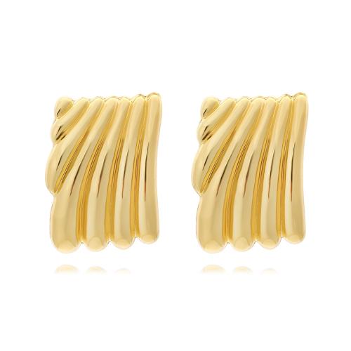 Zinc Alloy Stud Earring, plated, fashion jewelry [