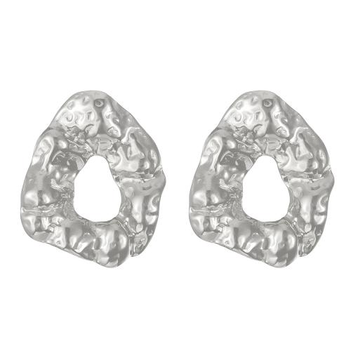 Edelstahl Stud Ohrring, 304 Edelstahl, Vakuum-Ionen-Beschichtung, Modeschmuck & für Frau, keine, 24x30mm, verkauft von Paar