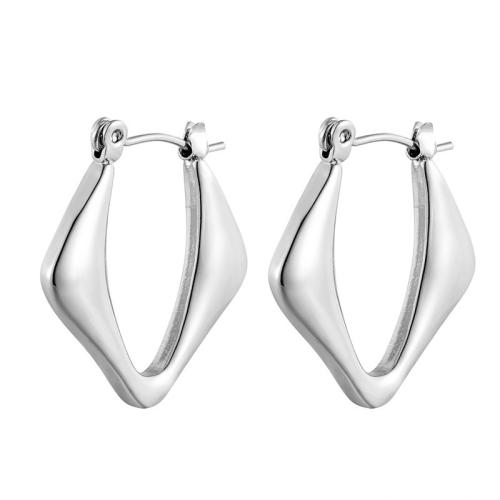 Stainless Steel Leverback Earring, 304 Stainless Steel, plated, for woman 