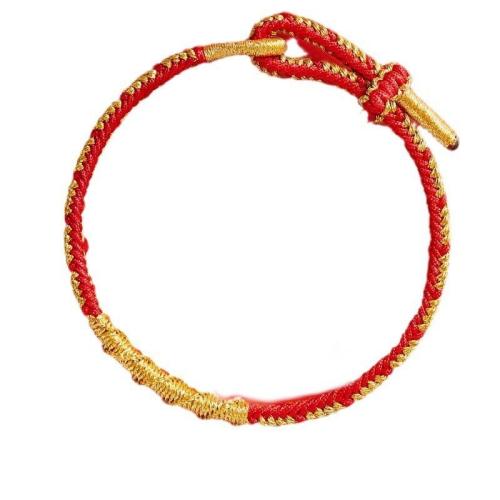 cordón de algodón Pulsera, unisexo & trenzado, más colores para la opción, longitud:aproximado 6-8 Inch, Vendido por UD