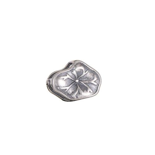 Sterling Silber Vintage Perlen, 925er Sterling Silber, Lotos-Blatt, DIY, 8x6mm, verkauft von PC