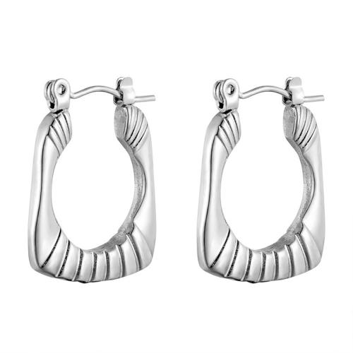 Stainless Steel Leverback Earring, 304 Stainless Steel, plated, for woman 