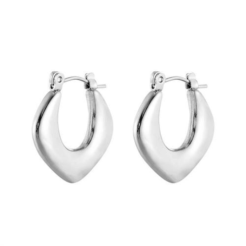 Stainless Steel Leverback Earring, 304 Stainless Steel, plated, for woman 