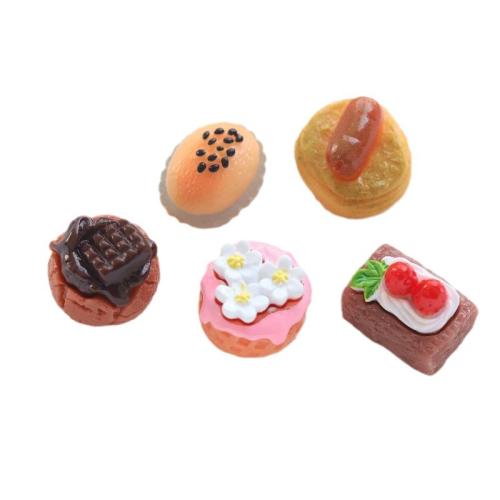 Mobile Phone DIY Decoration, Resin, food shape & enamel 