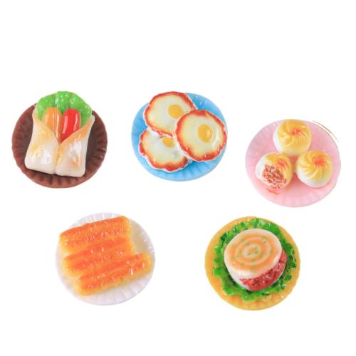 Mobile Phone DIY Decoration, Resin, food shape & enamel, 25mm 