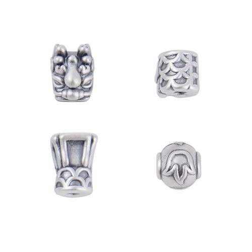 Sterling Silver Spacer Beads, 925 Sterling Silver, DIY original color 