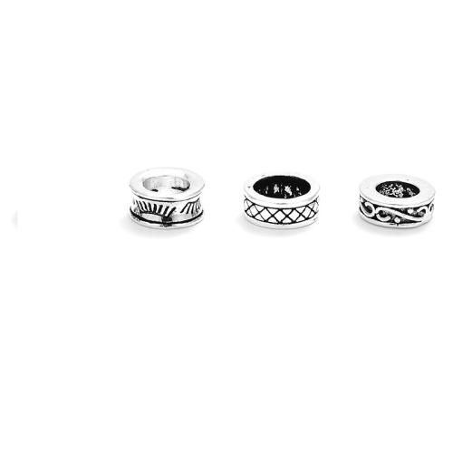 Sterling Silver Spacer Beads, 925 Sterling Silver, DIY original color, 8mm [