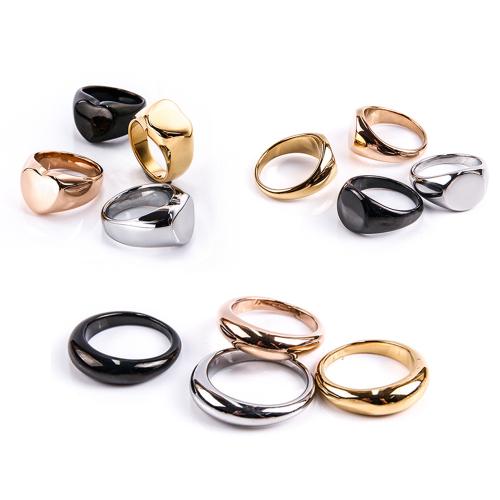 Edelstahl Fingerring, 304 Edelstahl, unisex & verschiedene Größen vorhanden & verschiedene Stile für Wahl, keine, verkauft von PC