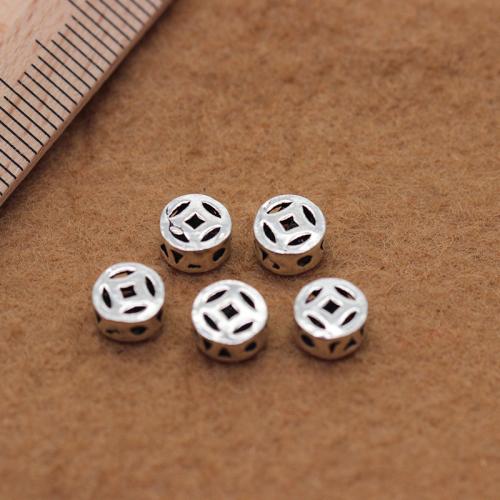 Sterling Silver Spacer Beads, 925 Sterling Silver, DIY, original color 