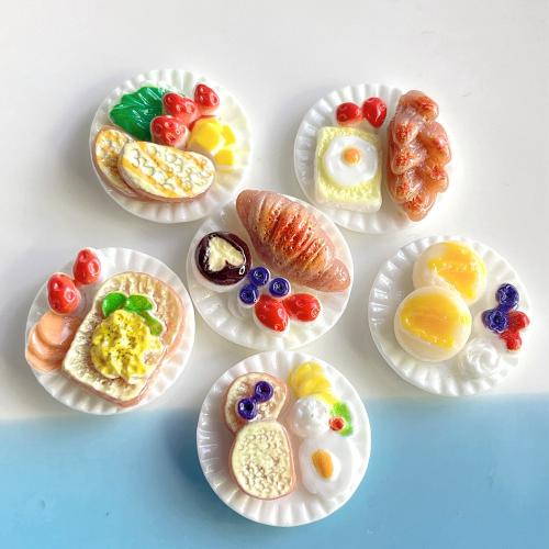 Mobile Phone DIY Decoration, Resin, food shape & enamel 