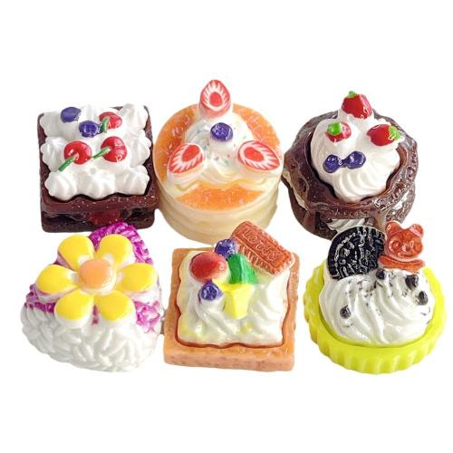 Mobile Phone DIY Decoration, Resin, Cake & enamel, DIY kit length 20-25mm 