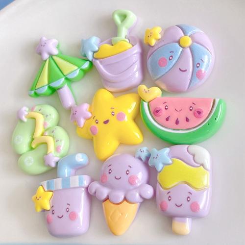 Mobile Phone DIY Decoration, Resin, Cartoon & enamel, DIY kit length 20-30mm 