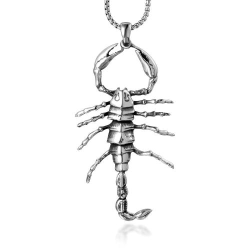 Stainless Steel Animal Pendants, 304 Stainless Steel, Scorpion, fashion jewelry & for man [