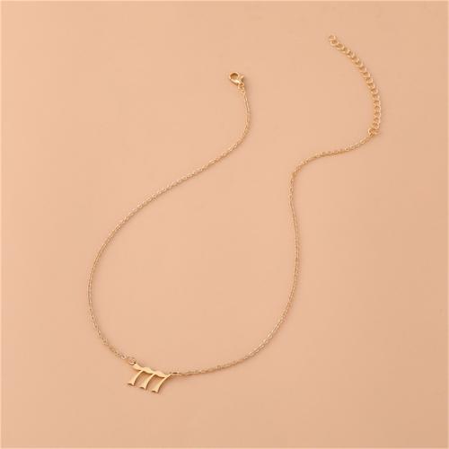 Edelstahl Schmuck Halskette, 304 Edelstahl, plattiert, unisex & verschiedene Stile für Wahl, goldfarben, verkauft von PC