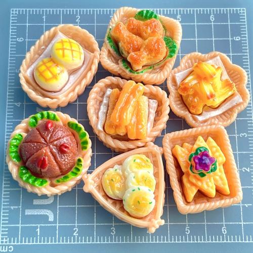 Mobile Phone DIY Decoration, Resin, food shape & enamel, DIY kit length 20-25mm 