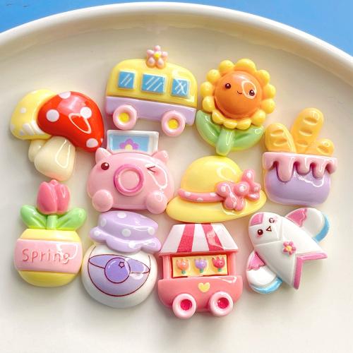 Mobile Phone DIY Decoration, Resin & enamel, DIY kit length 20-30mm 