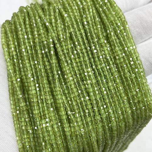 Quartz d'olive goutte, cadre, bijoux de mode & DIY & facettes, vert, 2.5mm Environ 38 cm, Vendu par brin[