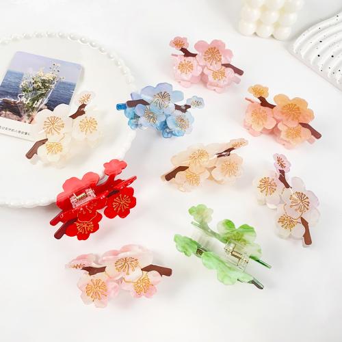 Hair Claw Clips, Acetate, Flower, fashion jewelry 