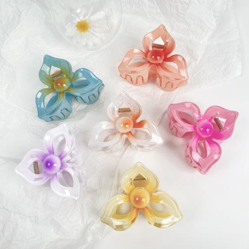 Hair Claw Clips, Plastic, Flower, fashion jewelry 