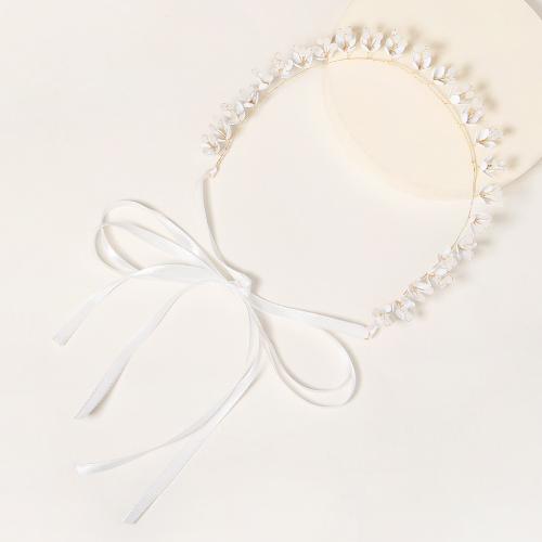 Diadema  de Bisuteria, metal, con Cristal, Joyería & para mujer, Blanco, Vendido por UD