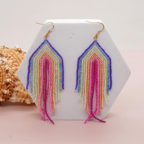 Fashion Fringe Earrings, Glas, für Frau, keine, verkauft von Paar