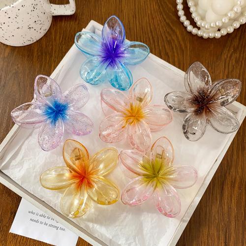 Hair Claw Clips, Plastic, Flower, fashion jewelry 