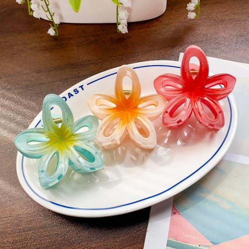 Hair Claw Clips, Plastic, Flower, fashion jewelry 