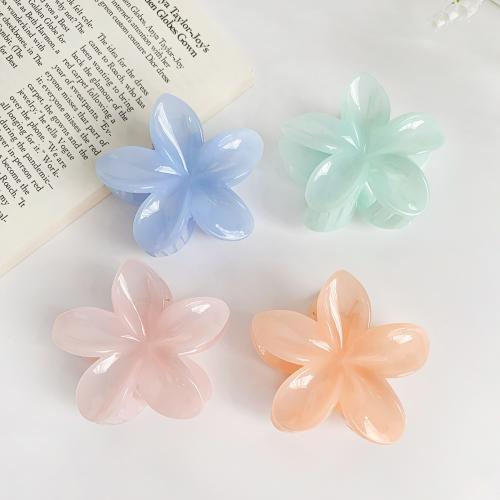 Hair Claw Clips, Plastic, Flower, fashion jewelry 