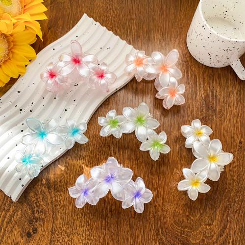 Hair Claw Clips, Plastic, Flower, fashion jewelry 