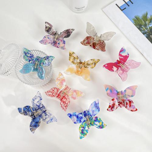 Hair Claw Clips, Acetate, Butterfly, fashion jewelry 