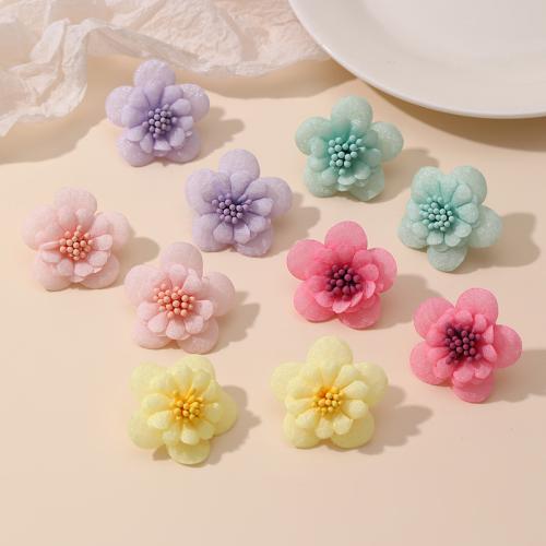 Fashion Create Jewelry Earring, Polyester, Flower, epoxy gel, fashion jewelry & for woman 