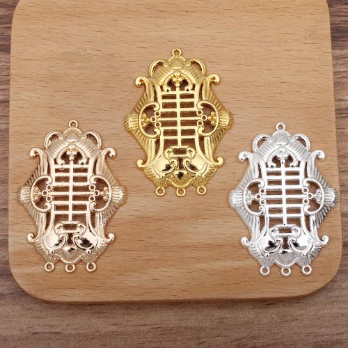 Zinc Alloy Hollow Pendants, plated, DIY 