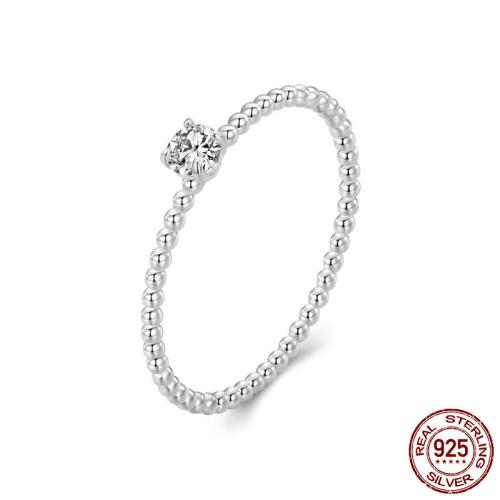 argent sterling 925 bague, normes différentes pour le choix & pavé de micro zircon & pour femme Vendu par PC