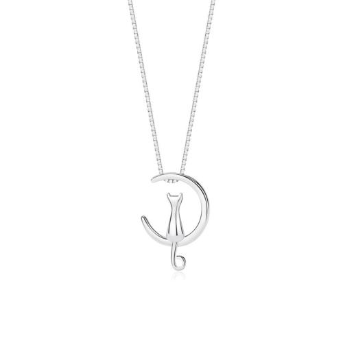 Collier de bijoux en argent , Argent sterling 925, bijoux de mode & pour femme, Vendu par PC