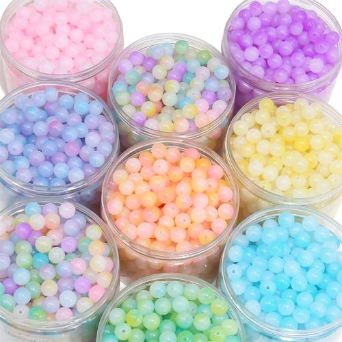 Acrylic Jewelry Beads, Round, DIY 